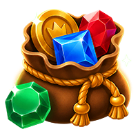 Treasure chest packed with Rivo loot